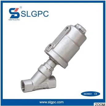water flow switch SL2000-15 proportional loaded drinking pneumatic angle valve with flanged