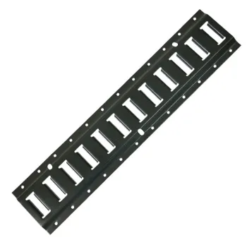Black Powder Coated E-Track Rail System