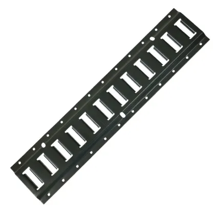 Stainless Steel Black Rail E Track