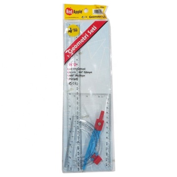 30cm Plastic L-Shaped French Dildo Hip Curve Ruler