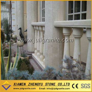 Interior Curved Smooth Stair Stone Railings