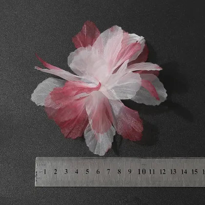 3D Tulle Flower Handmade Organza Artificial Flowers for DIY Hair Accessories
