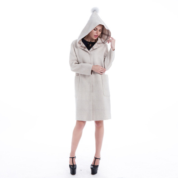 Novos estilos outwear branco de inverno