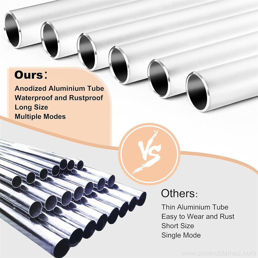Large Aluminum Wind Chimes for Outdoor Decor