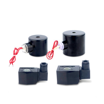 2W Series Solenoid Valve - 12V DC, 24V DC, 110V, 220V Copper Coil Iron Cover