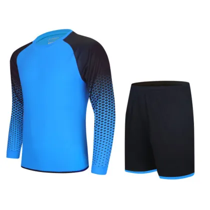 Customized Soccer Goalkeeper Long-Sleeved Track Suit Set