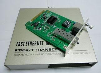 Network SFP Fiber Optic Media Converter With LFP Dual Power