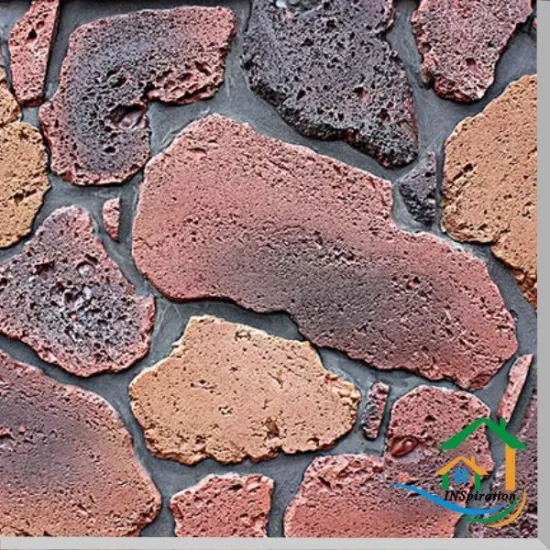 Wall decoraitve volcanic rock
