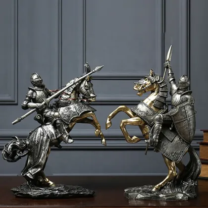 Desktop resin animal elephant statue for living room