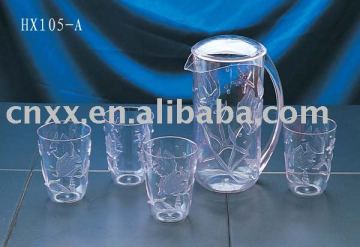 Pitcher w/4cups