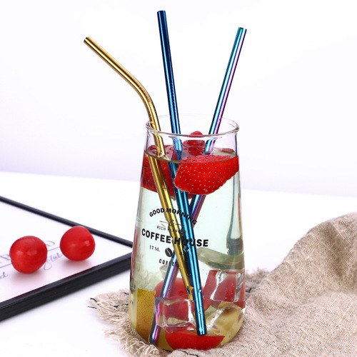 Metal Straw Logo Custom Engraving Stainless Steel Straw