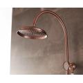 Red Ancient Bronze Shower Faucet Set