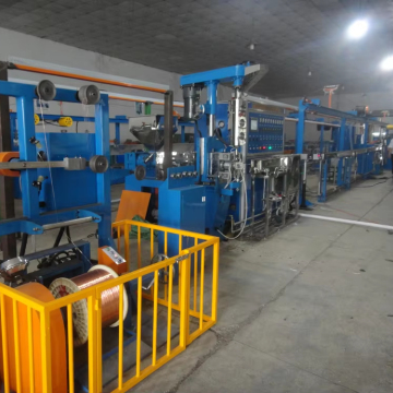 PLC Controlled Extrusion and Wire Insulation Machine for Network Cable Production