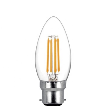 Dimmable C35 LED LED Bulb - 2W إلى 6W ، E27/E14/B22 ، 220V ، 2200K -3000K
