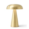 Dimming touch reachargeable metal base table lamp