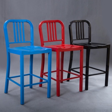 Wholesale Custom Modern Stackable Vintage Industrial Metal Cafe Bar Chairs