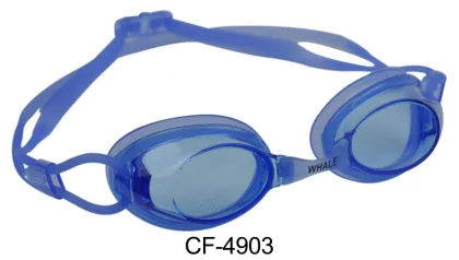 Professional Racing Swimming Goggles , Myopia Swimming Glasses With Wide Pc Lens