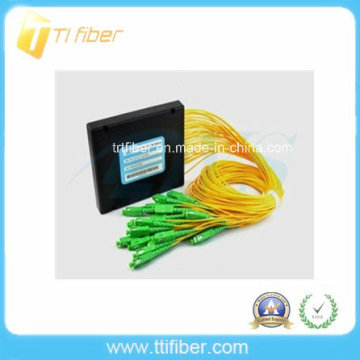 16 Way Sc APC Fiber Optic PLC Splitter