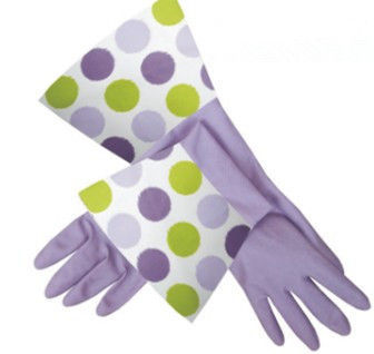 New Leader Strong And Durable Elbow Length Latex Gloves For Kitchen