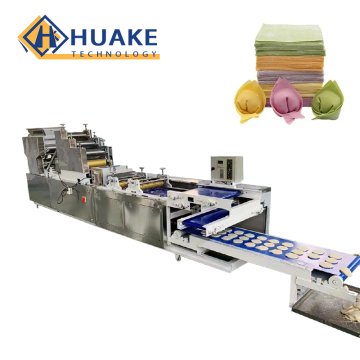 Fully Automatic Wonton Wrapper Production Line and Dumpling Dough Sheet Machine