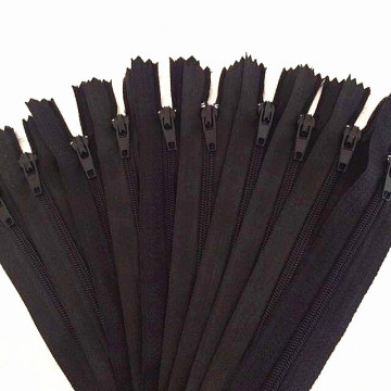 10pcs 20cm (8 Inch) Black Nylon Coil Zippers Tailor Sewer Craft Crafter's &FGDQRS