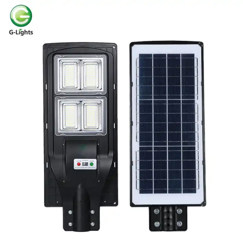 IP65 impermeable al aire libre 40W 80W todo en una luz solar LED integrada