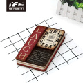 Custom Notebook Hardcover Clock style metal cover notebook Manufactory