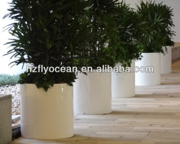 FO-183 Fiberglass flower planter for indoor&outdoor decor