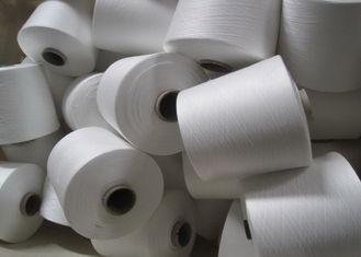 Raw White Industrial Polyester Thread , Ring Spun Sewing Ya
