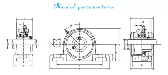Pillow Block Bearing UCP205 UCP206 UCP207 UCP208
