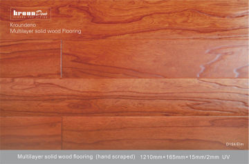 Ce Natural 0.6mm Surface Multilayer Flooring With Finished Wood And Plywood