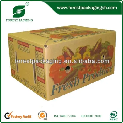 WAX BOX FOR FRESH PRODUCE