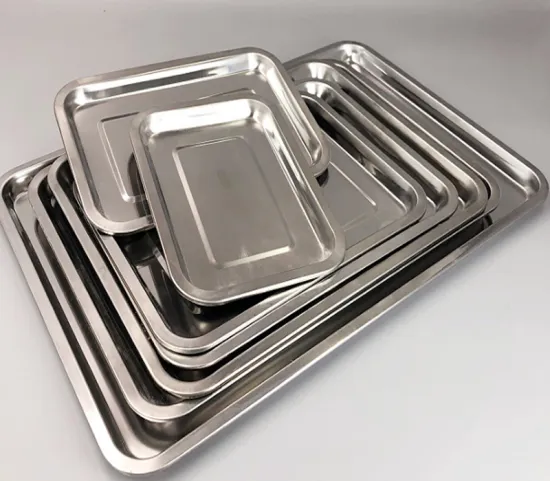 304 Food Grade Quality Stainless Steel Baking Tray
