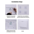 Dispensador de toallas de papel montado en la pared