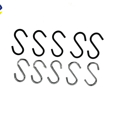 Mini Zinc Plated Silver S-Hook Small S-Shaped Iron Metal Hooks