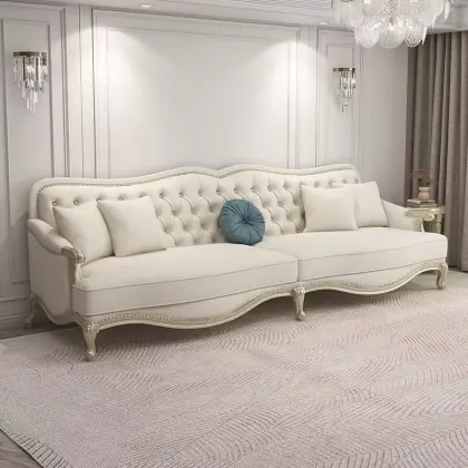 Sophisticated European-Style Sofa for Home Decor