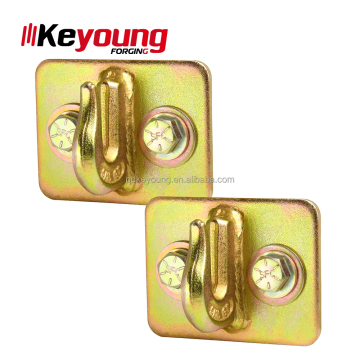 Keyoung China Factory 6600lbs 3/8" Tractor Bucket Grab Hook G70 Forged Steel Bolt On Grab Hook