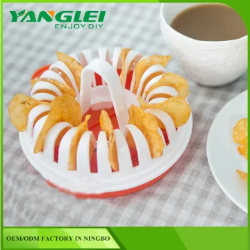 Kitchen Utensil Plastic Microwave Chips Maker With Snack Maker