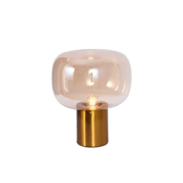 Meiyun Wholesale Vintage Industrial House Decor Big Amber Glass Table Lamp