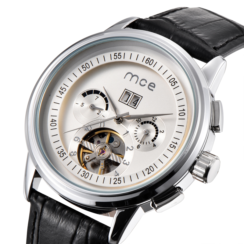 Leather Band OEM/ODM Japan Automatic Movt Watch Leather Band OEM/ODM Japan Automatic Movt Watch