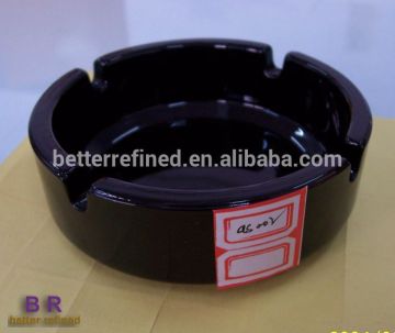 Black Crystal Glass Ashtray