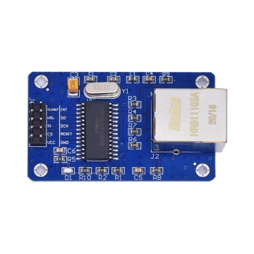 ENC28J60 LAN Ethernet Network Board Module pour AVR 51, LPC, STM32 avec du cristal de 25 MHz