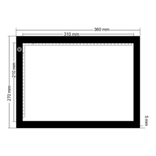 SURON Acrílico LED A4 Desenhando a mesa de luz de escrita