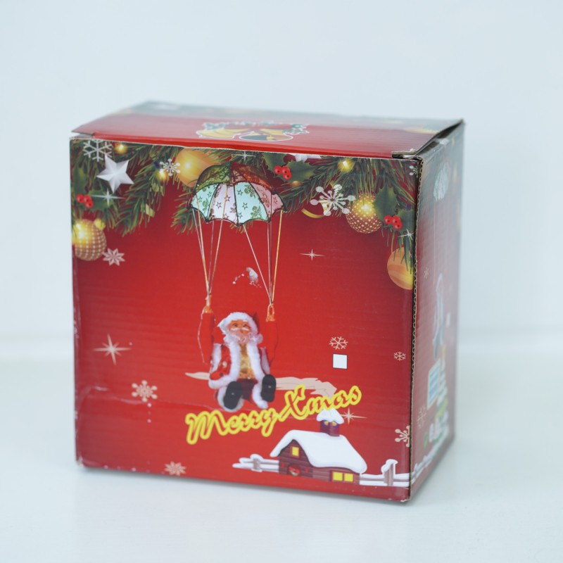 Parachuting Santa