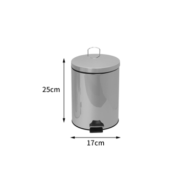 3L 410 Stainless Steel Pedal Bin