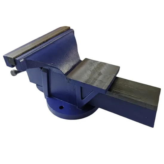 Professional IMPA 613779 10 Inch Heavy Duty Cast Iron Bench Vise with Swivel Base - Ideal for Multi-purpose Work