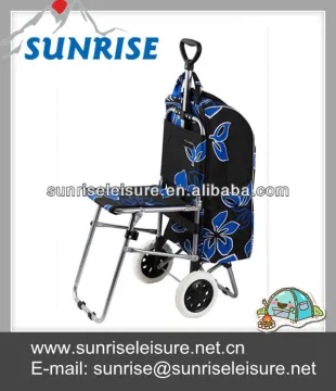 69109# folding chair with cooler bag