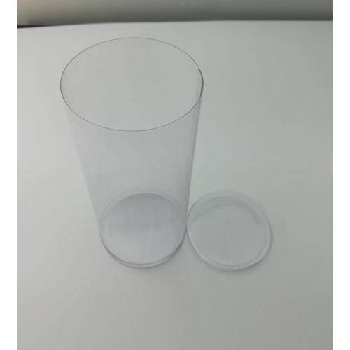 Customized clear pvc plastic printing cylinder packaging