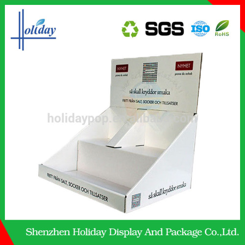 Desktop Pdq 2 Tiers Double Tray Counter Cardboard Display, High Quality ...