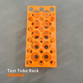 Utilisation du rack de tubes à essai en laboratoire